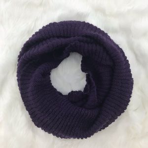 [Olsenboye] Purple Knit Infinity Scarf Womens Fall Autumn Winter